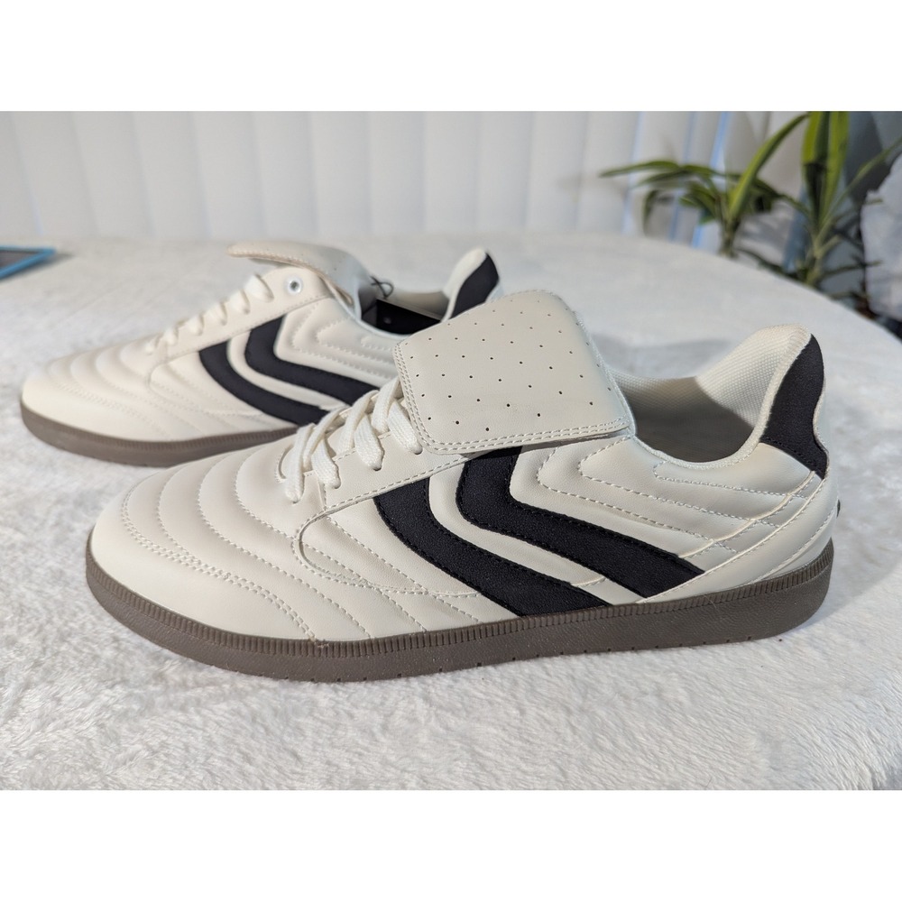Madden NYC Muirr Sport Casual Mens 11 White New Chevron Gum Sole Sneakers